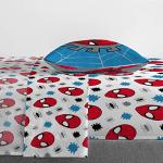 Spider-Man Spidey Faces Twin Bed Set – 4 Pieces