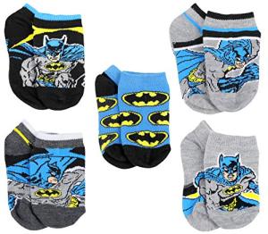 DC Comics Superhero No Show Socks 5-Pack