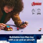 LEGO Marvel Iron Man Car vs. Red Hulk Set