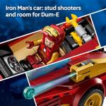 LEGO Marvel Iron Man Car vs. Red Hulk Set