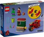 LEGO Marvel Iron Man & Hulk Playset with Motorcycle