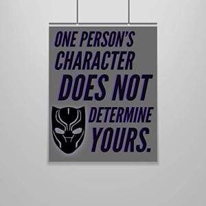 Black Panther Motivational Quote Poster - 16x20