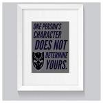 Black Panther Motivational Quote Poster - 16x20