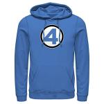 Marvel Fantastic Four Men's Royal Blue Hoodie 3XL