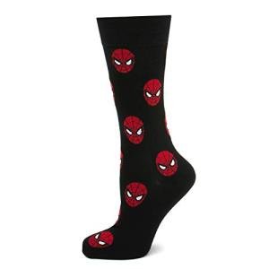 Spider-Man Black Dress Socks for Men, Size 6-12