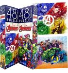 Marvel Avengers Jigsaw Puzzle Tower Box Set, 96pcs