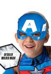 Captain America Youth Costume with Half Mask