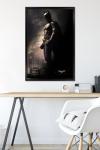 Batman in the Shadows Wall Poster - Framed