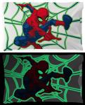 Marvel Spiderman Glow-in-the-Dark Pillowcases 2-Pack
