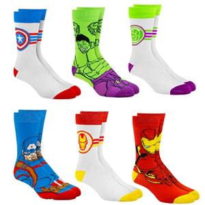 Marvel Legends 6-Pack Athletic Socks for All