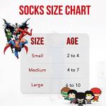 DC Comics Toddler Socks 10-Pack with Heroes
