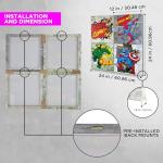 Marvel Avengers Superheroes 4-Piece Canvas Wall Art