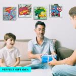 Marvel Avengers Superheroes 4-Piece Canvas Wall Art