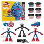 Marvel Hero Adventure Playset with Action Figures