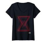 Women's Avengers Infinity War Black Widow V-Neck Tee