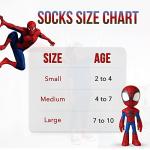 Spiderman Boys Toddler Socks - 10-Pack Fun Designs