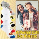 DC Comics No Show Socks for Men - Pack of 5