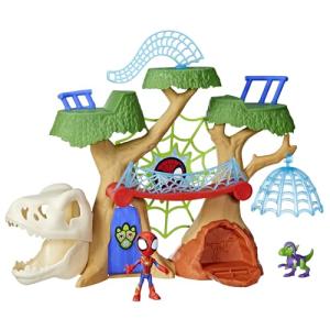 Marvel Spidey and Friends Dino-Webs Treehouse Playset