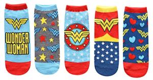 Wonder Woman Classic 5 Pack Ankle Socks