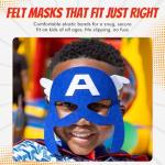 Superhero Capes and Masks Set for Kids