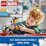LEGO Marvel Wolverine Buildable Action Figure Set