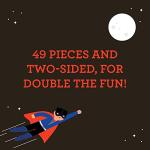 Double-Sided Superhero Jigsaw Puzzle