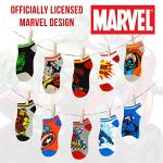 Avengers and Spider-Man Low Cut Socks for Kids