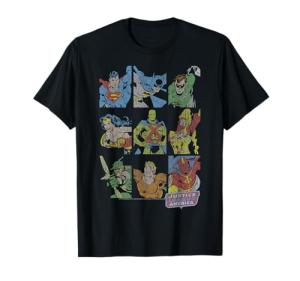 Justice League Vintage Box Up T-Shirt
