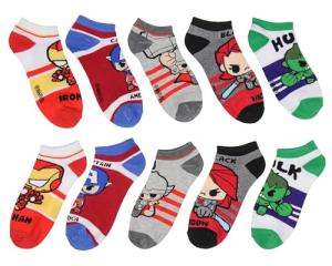 Marvel Avengers Chibi Superhero Ankle Sock Set