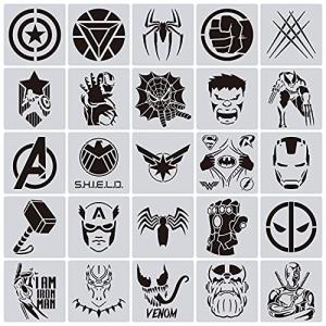 25 Superhero Stencils for Kids' Art Projects