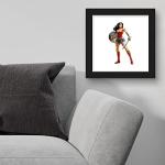 Wonder Woman Sword and Shield Framed Wall Art