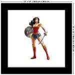 Wonder Woman Sword and Shield Framed Wall Art