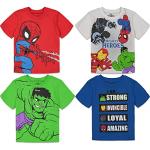 Marvel Avengers Toddler Boys Spider-Man Hulk T-Shirt Set
