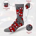 Spiderman Athletic Socks 6-Pack for Men and Boys