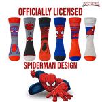 Spiderman Athletic Socks 6-Pack for Men and Boys