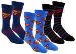 Superman Casual Crew Socks 3-Pack for Men