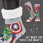 Avengers Men's Novelty Socks with Non-Slip Sole