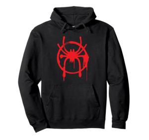 Spider-Man Into the Spider-Verse Red Hoodie