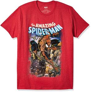 Spider-Man Red T-Shirt for Men, X-Large