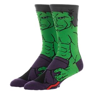Marvel Hulk 360 Character Crew Socks