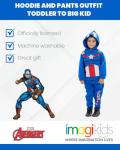 Captain America Toddler Boys Hoodie and Pants Set