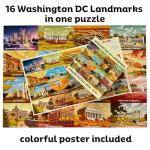 DC Landmarks 1000 Piece Puzzle for Adults