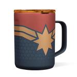 Captain Marvel Stainless Steel Coffee Mug - 16 Ounce