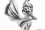 DC Heroes Superman Black and White Statue 1:8