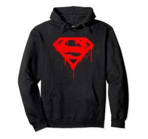 Superman Doomsday Graffiti Red Hoodie