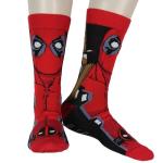 Deadpool Character Face & Logo Crew Socks 2-Pack