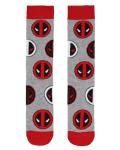 Deadpool Character Face & Logo Crew Socks 2-Pack