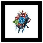 Marvel Avengers Group Badge Wall Art Poster, 12
