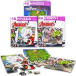 Marvel Heroes Puzzle Set: 4 Avengers & Spiderman