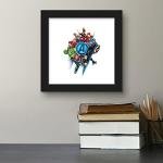 Marvel Avengers Group Badge Wall Art Poster, 12